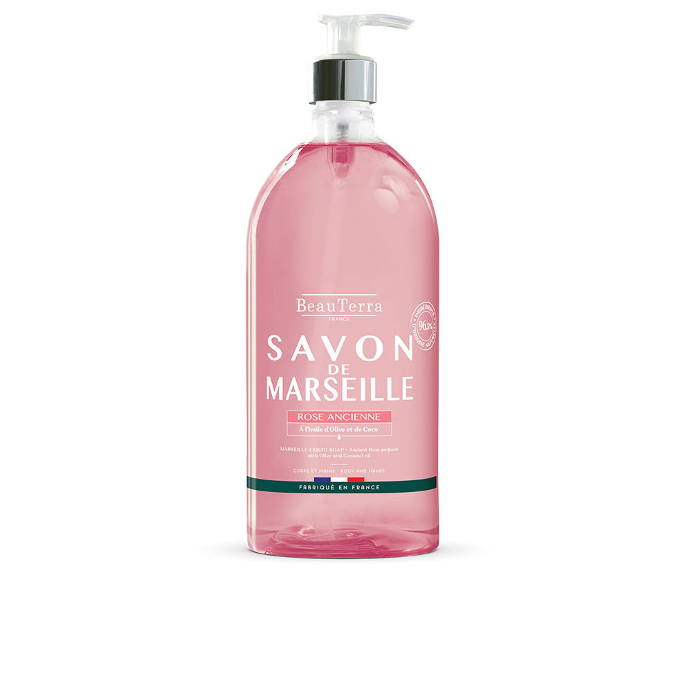 Jabón de rosa antigua de Marsella Beauterra 1000 ml