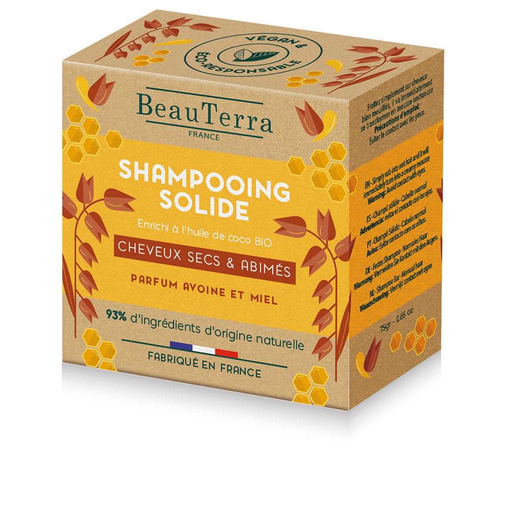 Beauterra Champô Sólido de Aveia e Mel 75g