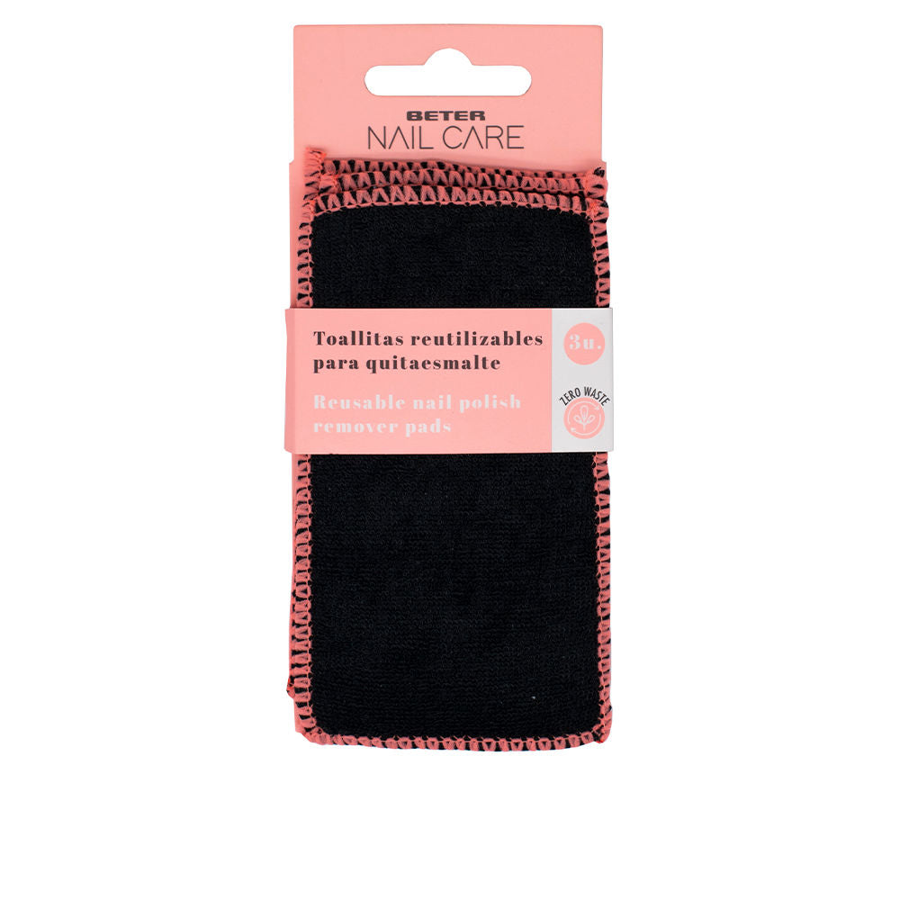 Beter Nail Care Reusable Nail Polish Remover Pads x3