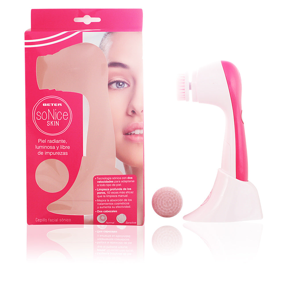 Beter SoNice Skin Sonic Facial Brush with 2 Refill Heads