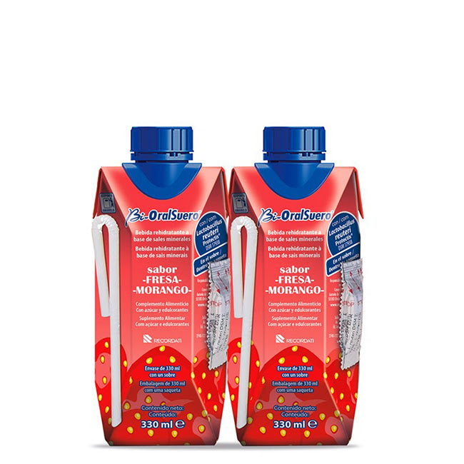 Bi-Oral Suero Morango 2x330ml