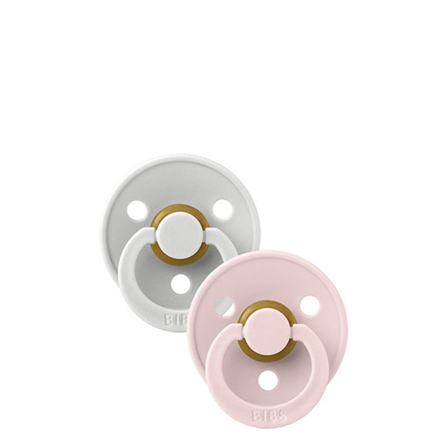 Bibs Chupeta de Latex 6-18M Haze/Blossom x2