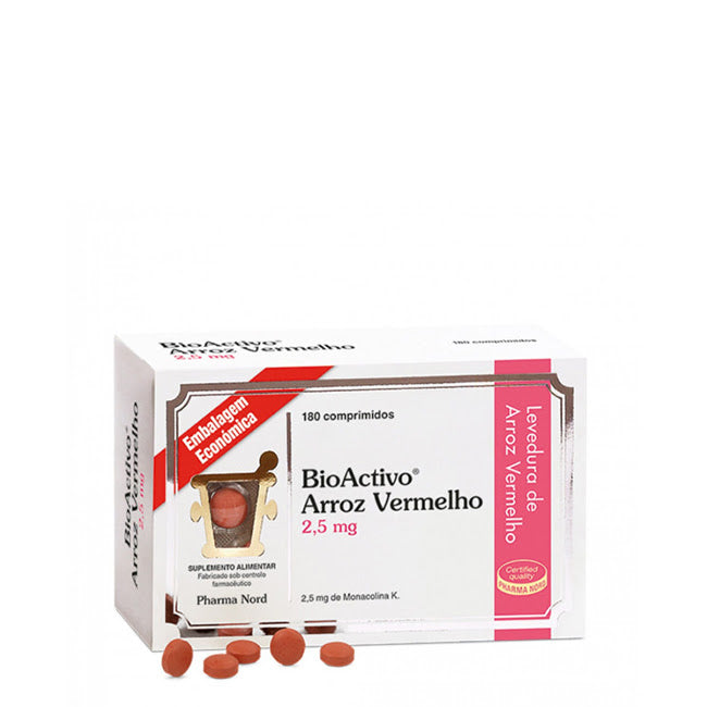 BioActivo Arroz Vermelho 2.5mg Comprimidos x180