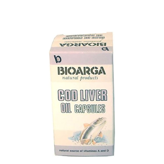 Bioarga Óleo de Fígado de Bacalhau Cápsulas x100
