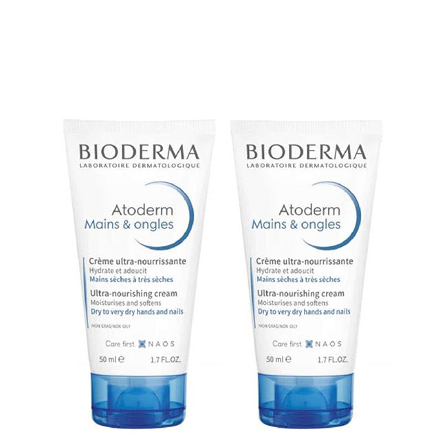Bioderma Atoderm Creme de Mãos e Unhas 2x50ml