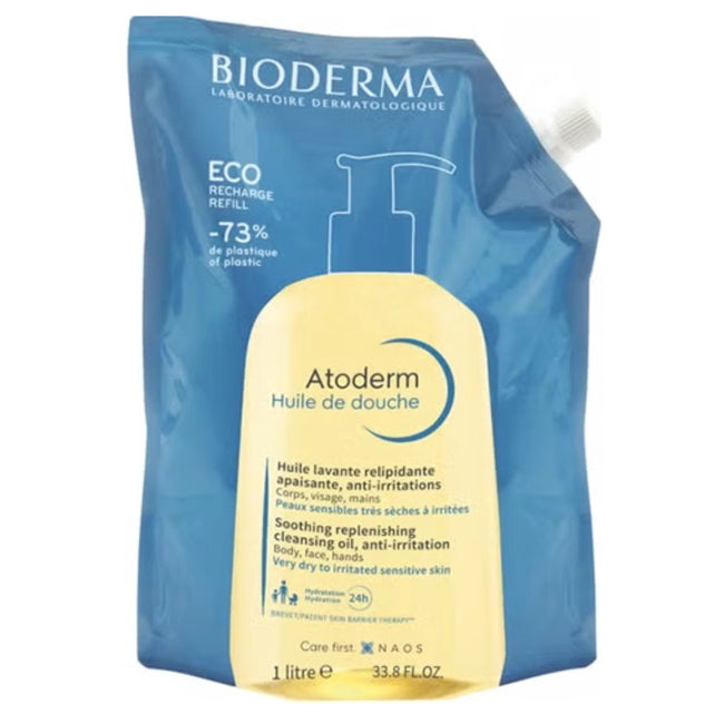 Bioderma Atoderm Óleo de Duche Ecorefill 1000ml
