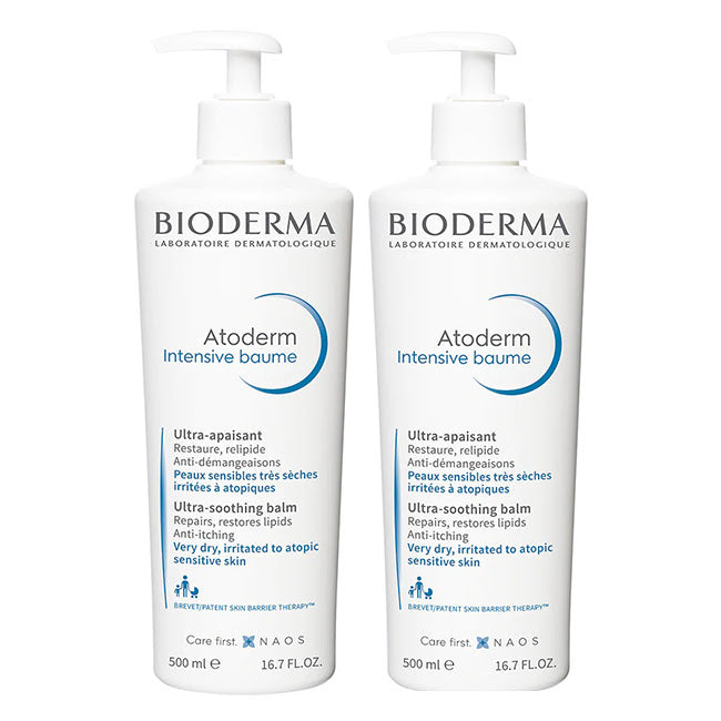 Bálsamo intensivo Bioderma Atoderm Baume 2x500 ml