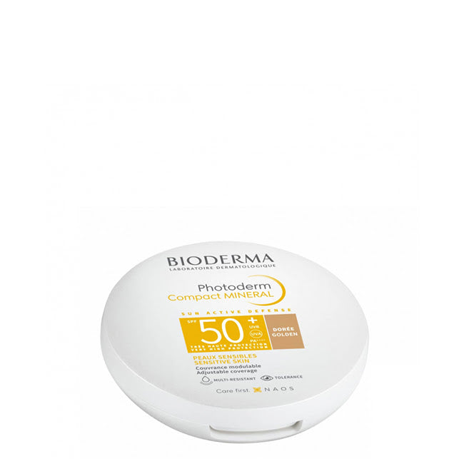 Bioderma Photoderm Compact Mineral Powder Pó Compacto Tom Dourado SPF50+ 10g
