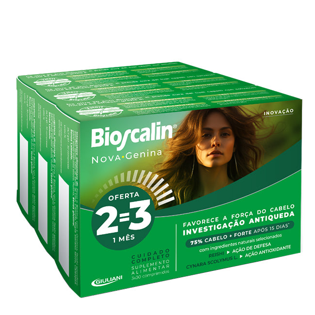 Bioscalin Nova Genina Suplemento Alimentar 3x30 Comprimidos