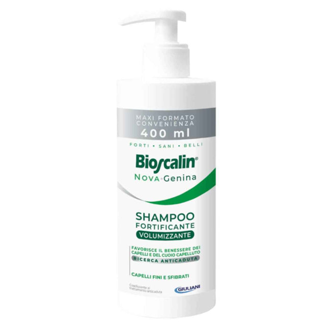 Bioscalin Nova Genina Shampoo Fortificante Volumizador 400ml