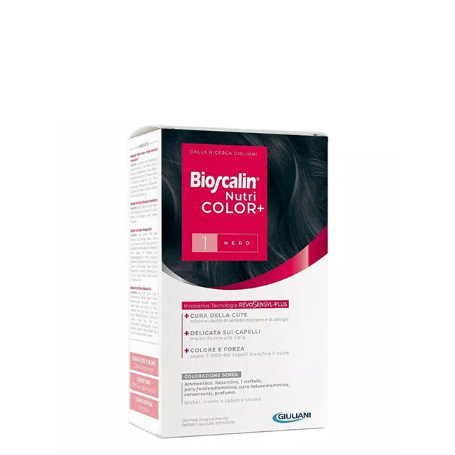 Bioscalin Nutri Color+ Tinte permanente para el cabello 1 Negro