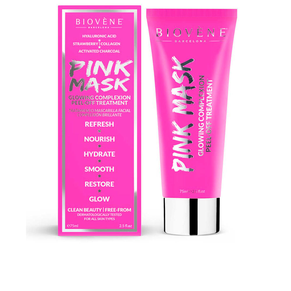 Biovène Pink Mask Máscara Peel-Off Iluminadora 75ml