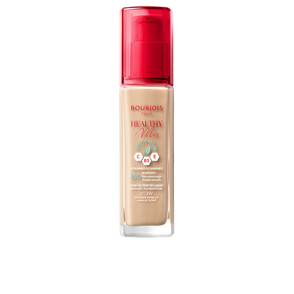 Bourjois Healthy Mix Radiant Foundation Color 51.2W Golden Vanilla 30ml