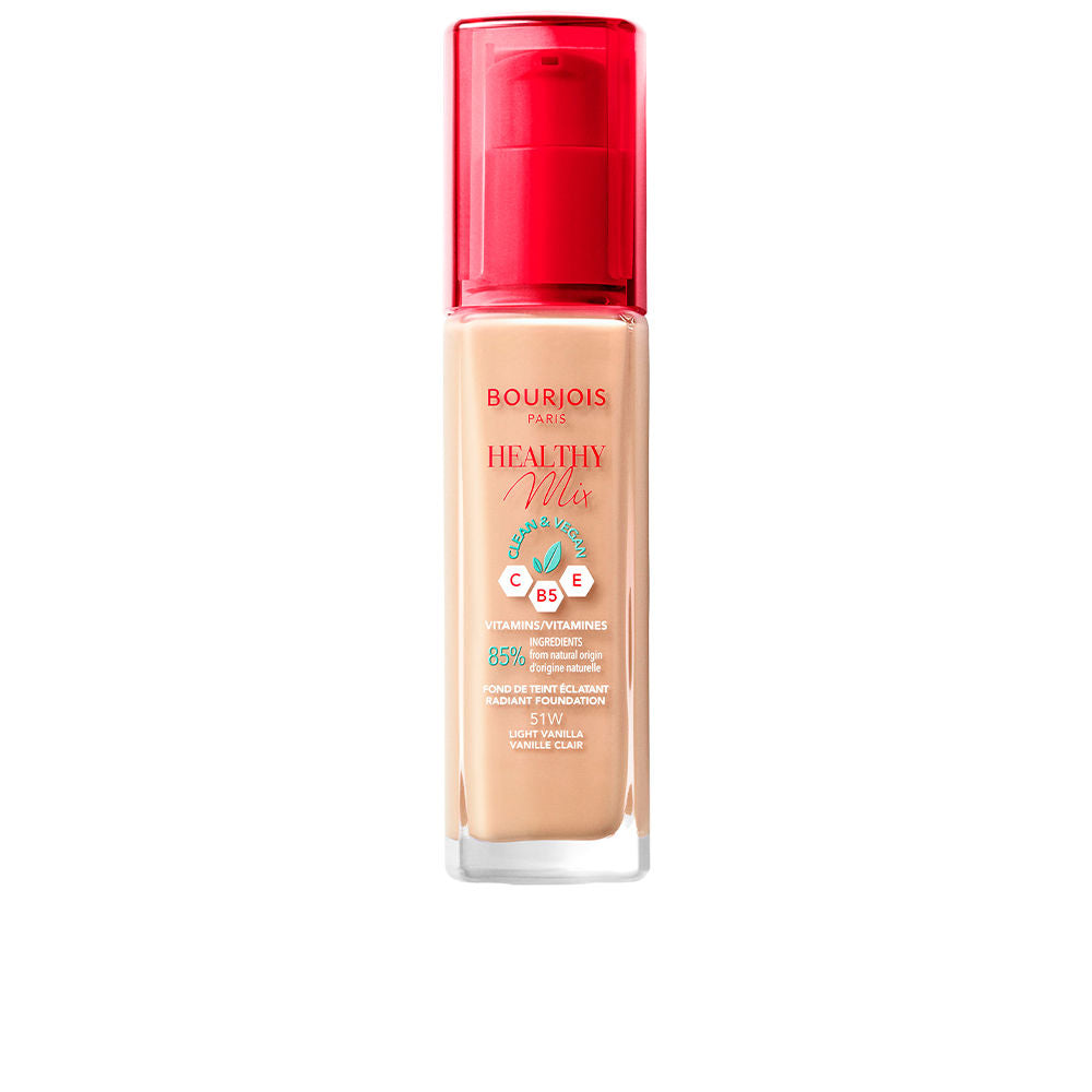 Bourjois Healthy Mix Radiant Foundation Color 51 Light Vanilla