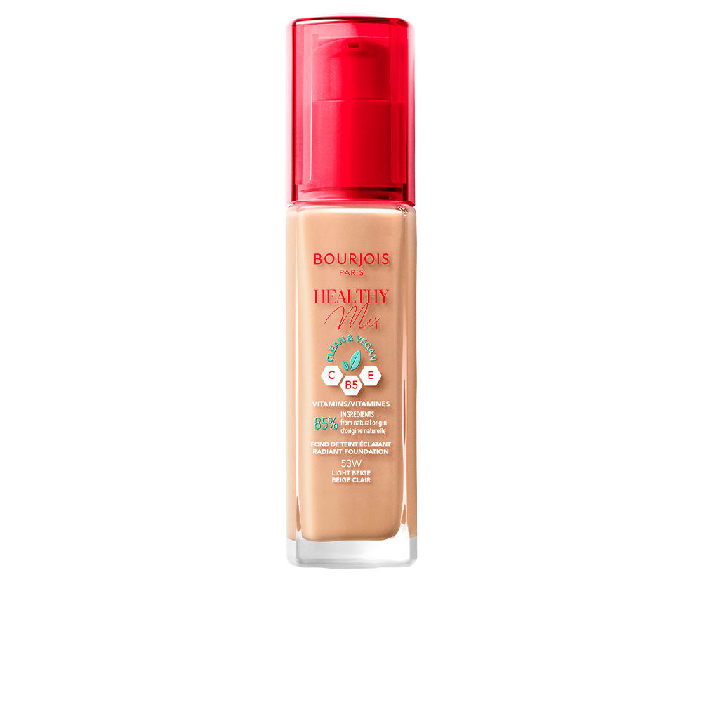 Bourjois Healthy Mix Radiant Foundation Color 53 Light Beige