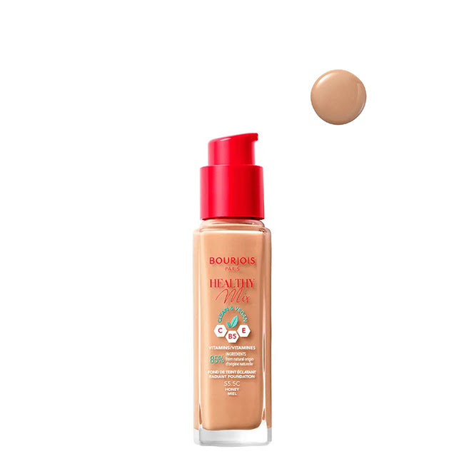Bourjois Healthy Mix Base de Maquilhagem Cobertura Média Cor 55.5 Honey 30ml