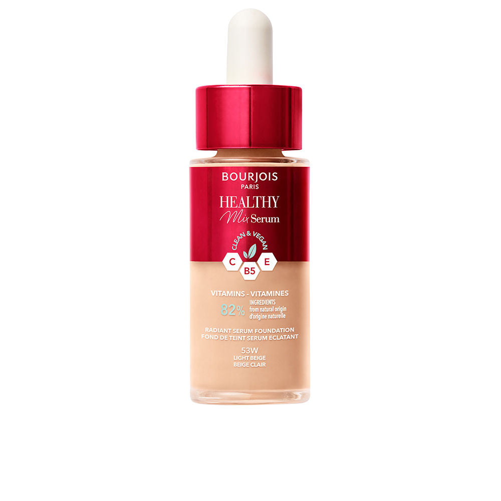 Bourjois Healthy Mix Serum Foundation Color 53W Light Beige 30ml