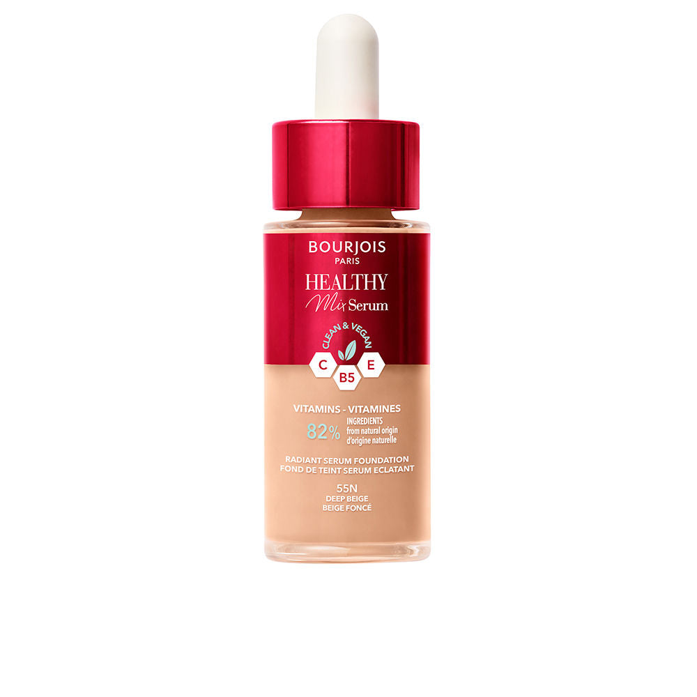 Bourjois Healthy Mix Serum Foundation Color 55N Deep Beige 30ml
