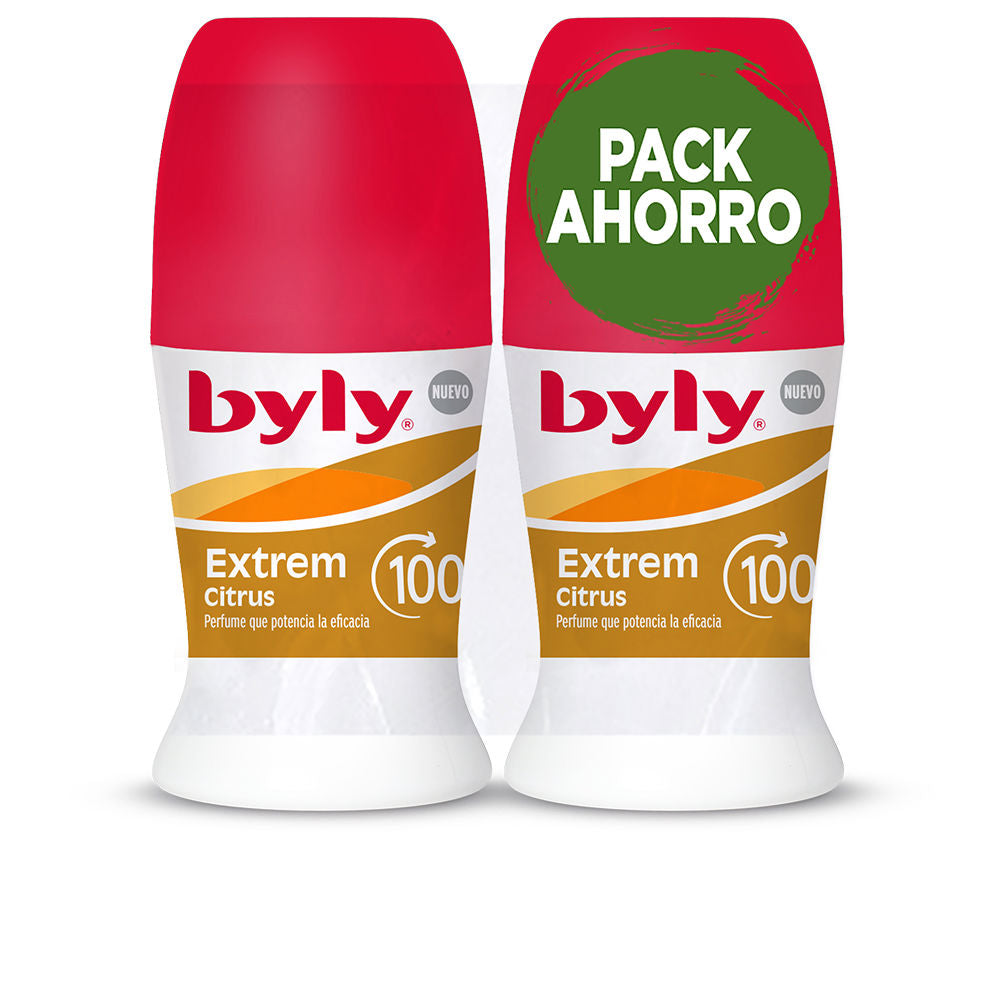Byly Extrem Citrus 100H Dúo Desodorante Roll-On 2x50ml
