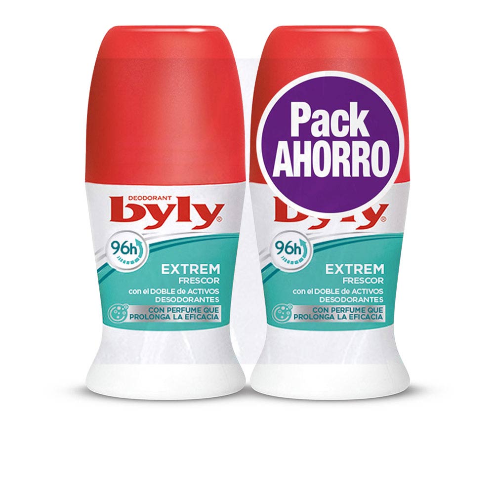 Byly Desodorante Roll-On Frescura Extrema 96H Dúo 2x50ml