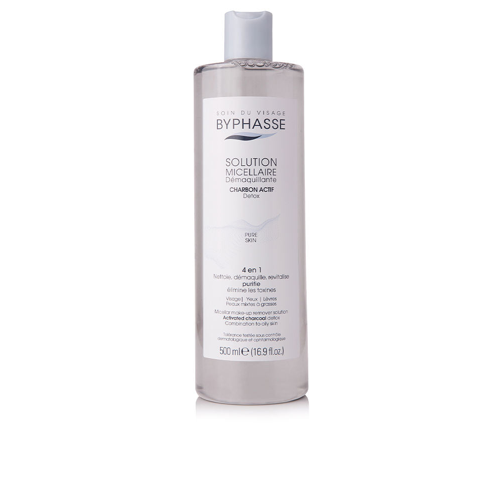 Agua Micelar Desmaquillante Byphasse 1000025017 Carbón activo 500 ml