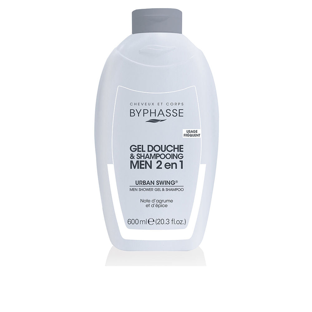 Byphasse Urban Swing Men Shower Gel & Shampoo 2 In 1 600ml