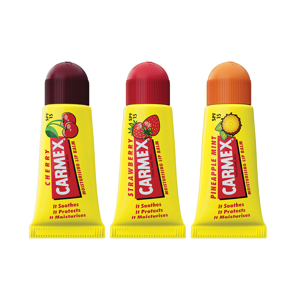 Bálsamo labial triple hidratación Carmex Minis SPF15 x3