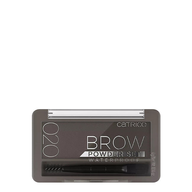 Set de polvos para cejas Catrice resistente al agua, tono 020, marrón ceniza, 4 g