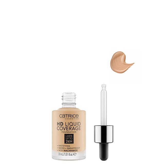 Catrice HD Liquid Coverage Base de Maquilhagem Cor 036 Hazelnut Beige 30ml