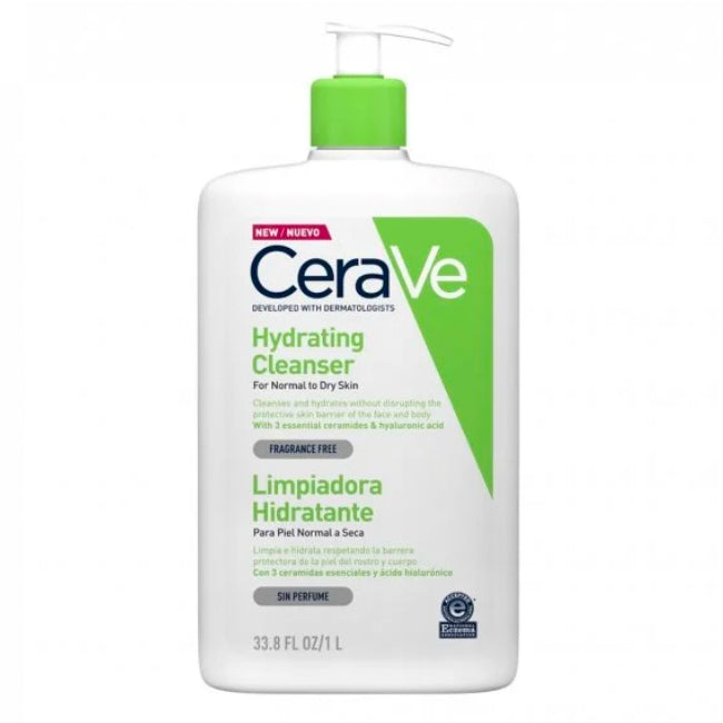 Cerave Hydrating Cleanser Creme de Limpeza Hidratante 1000ml