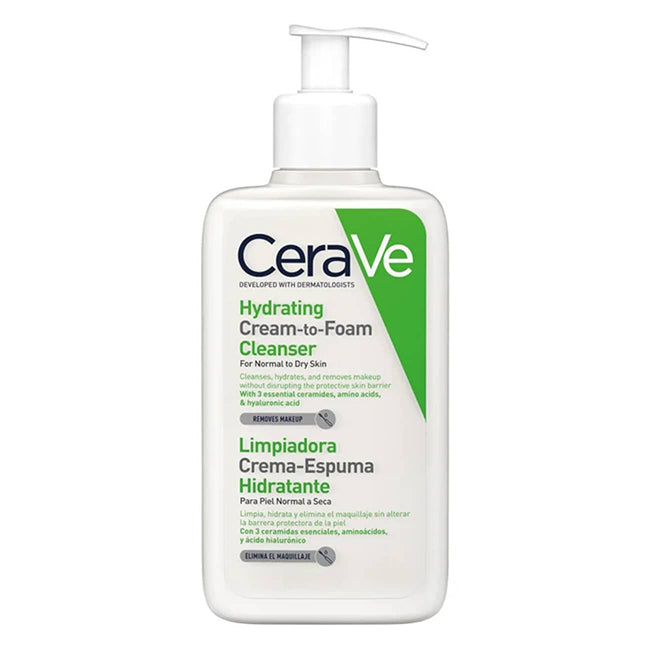 Cerave Creme Espuma de Limpeza Hidratante 473ml