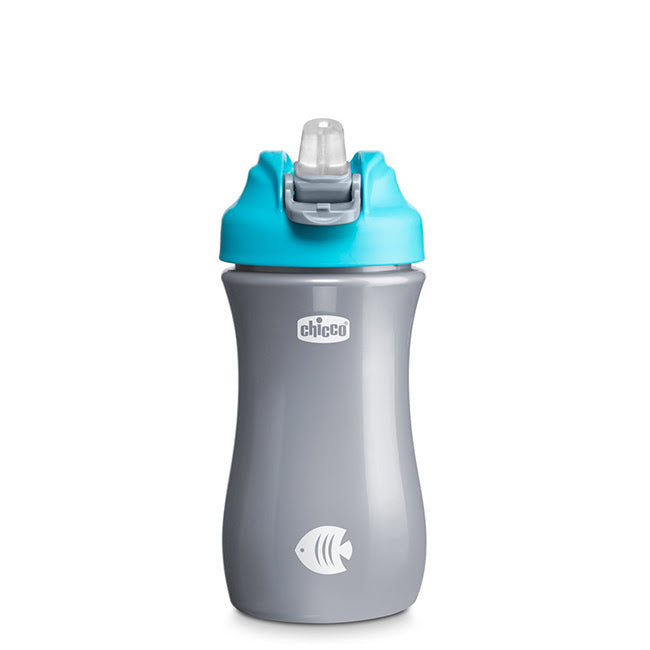 Chicco Copo Pop-Up 2A+ Cor Azul 350ml