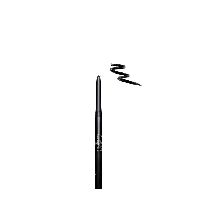 Clarins Waterproof Pencil Delineador de Olhos Cor 01 Black Tulip 0,3g