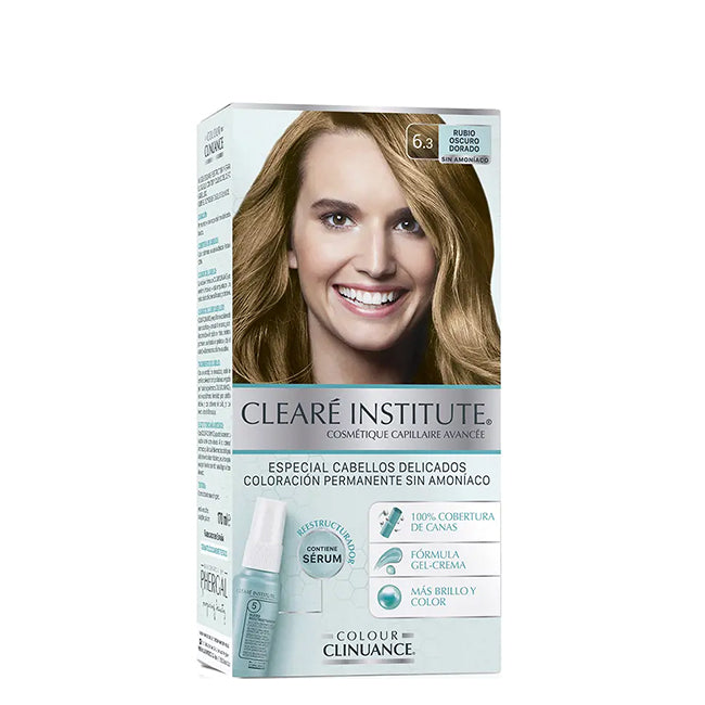 Clearé Institute Colour Clinuance 6.3 Louro Escuro Dourado