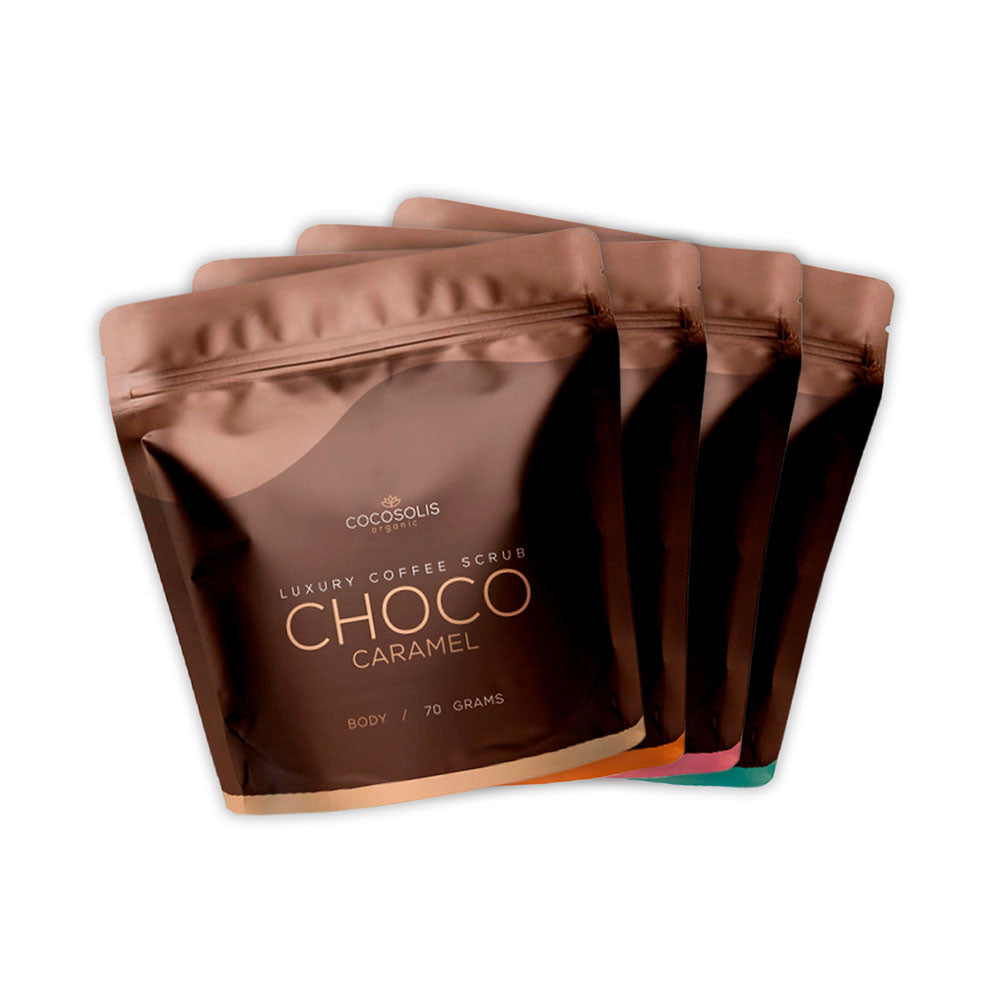 Cocosolis Luxury Coffee Scrub Set of 4