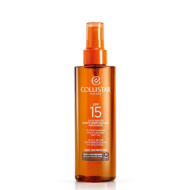 Collistar Supertanning Dry Oil SPF15 Óleo Seco Hidratante 200ml