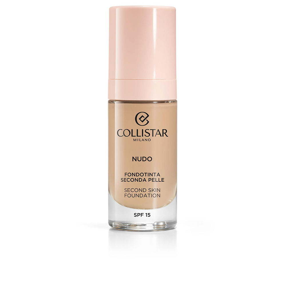 Collistar Nudo Base de Maquillaje Segunda Piel FPS15 Color 2R Beige Rosato 30ml