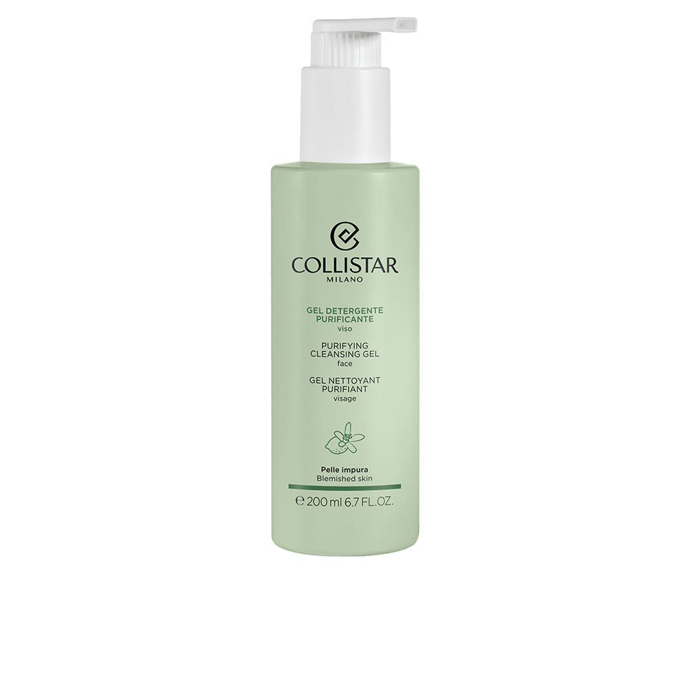 Collistar Gel Detergente Purificante Viso Gel limpiador Hombres 200 ml
