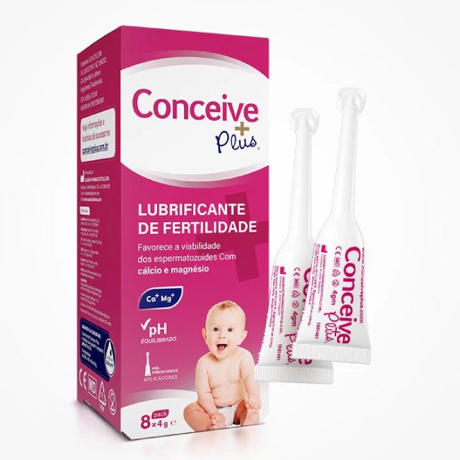 Conceive Plus Lubricante Fertilidade Unidoses 8x4g