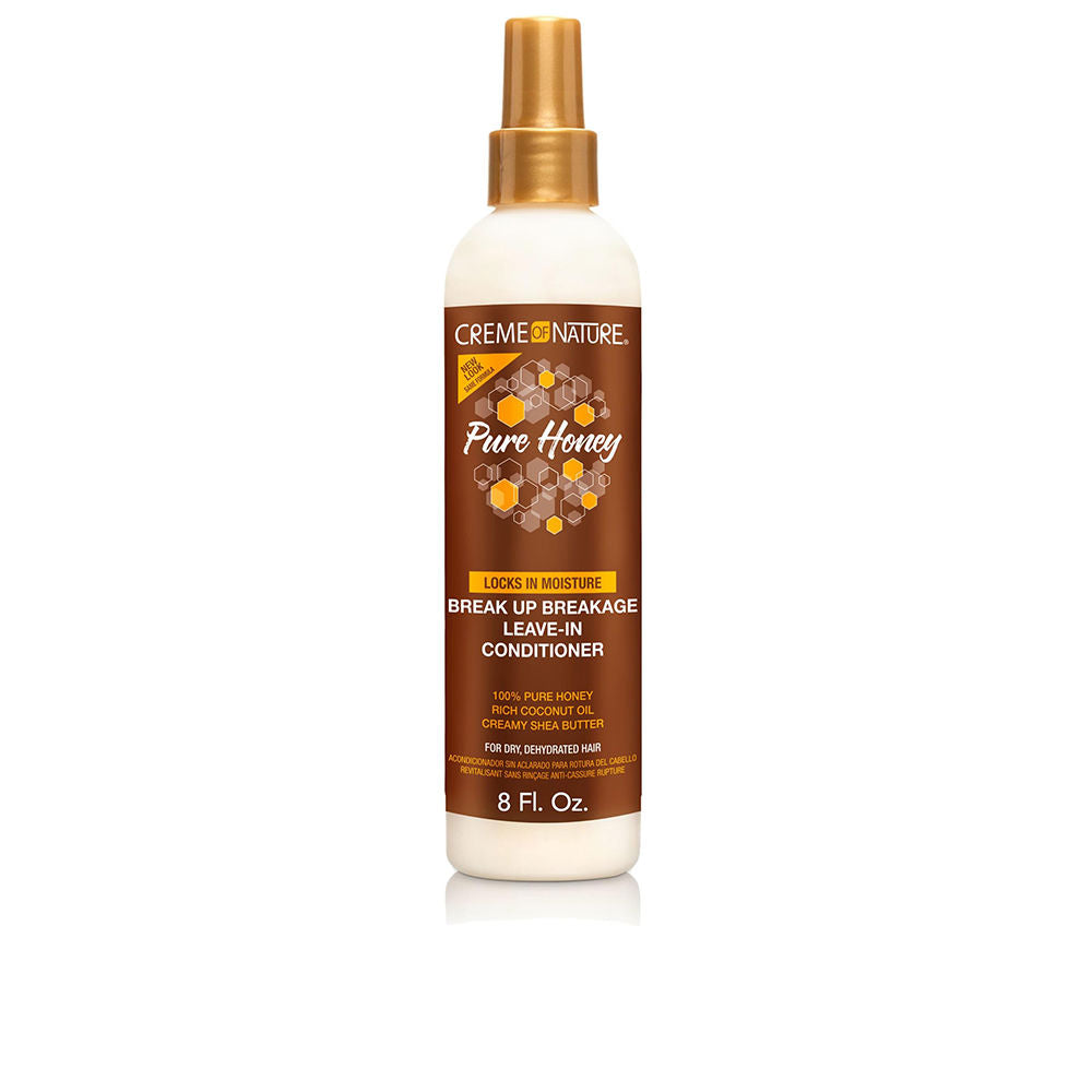 Acondicionador sin enjuague Creme Of Nature Pure Honey antirotura (236,5 ml)