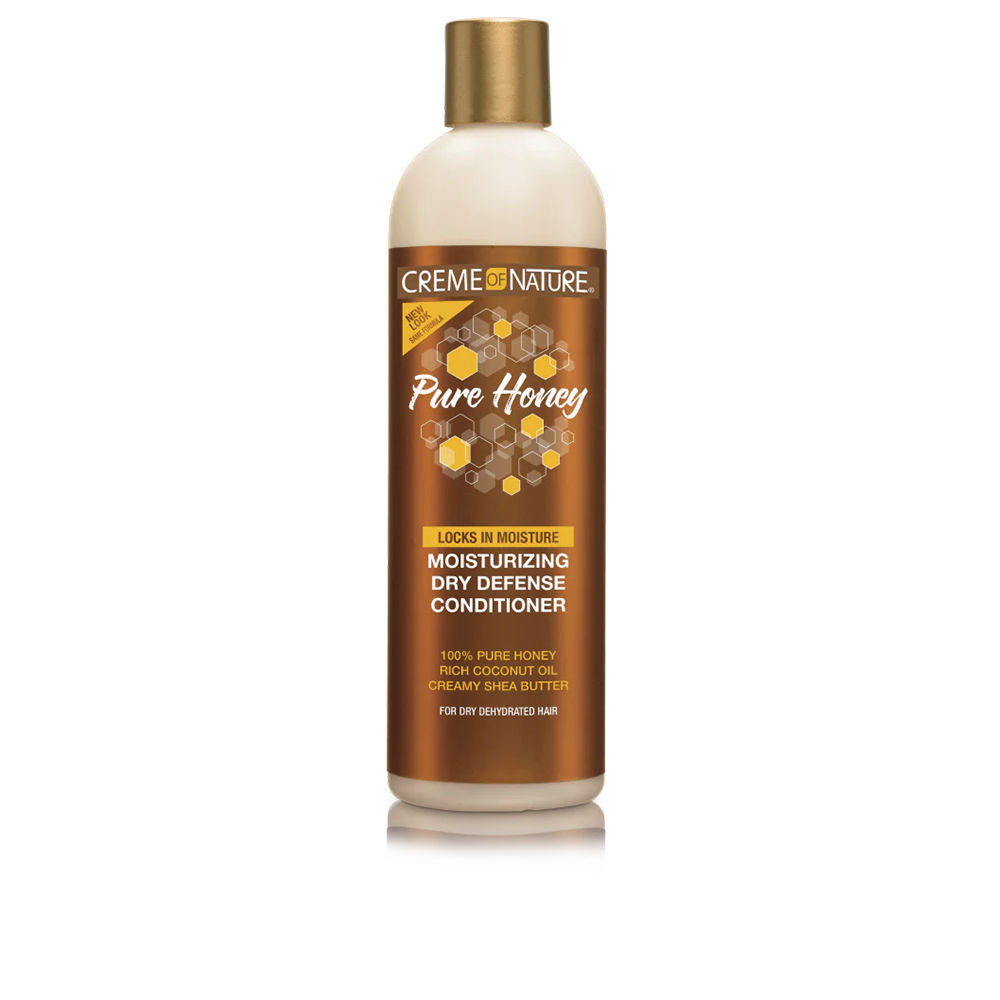 Acondicionador hidratante de miel pura Creme Of Nature para piel seca (355 ml)
