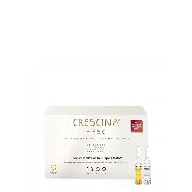 Crescina HFSC Transdermic Complete Treatment 1300 Man Ampolas 10+10
