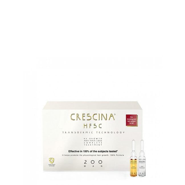Crescina HFSC Transdermic Complete Treatment 200 Man Ampolas 10+10