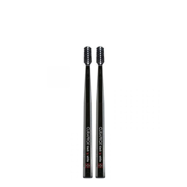 Curaprox Black is White Escovas de dentes Preta 2un