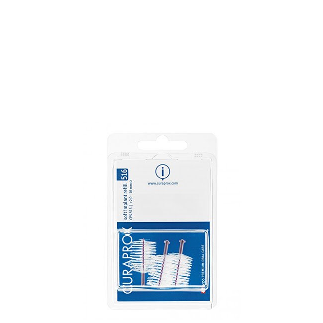 Curaprox CPS Implant 516 Recarga Escovilhão 3un