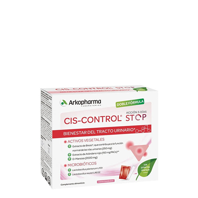 Cis-Control Stop Bem-estar Urinário 10 Saquetas + 5 Sticks