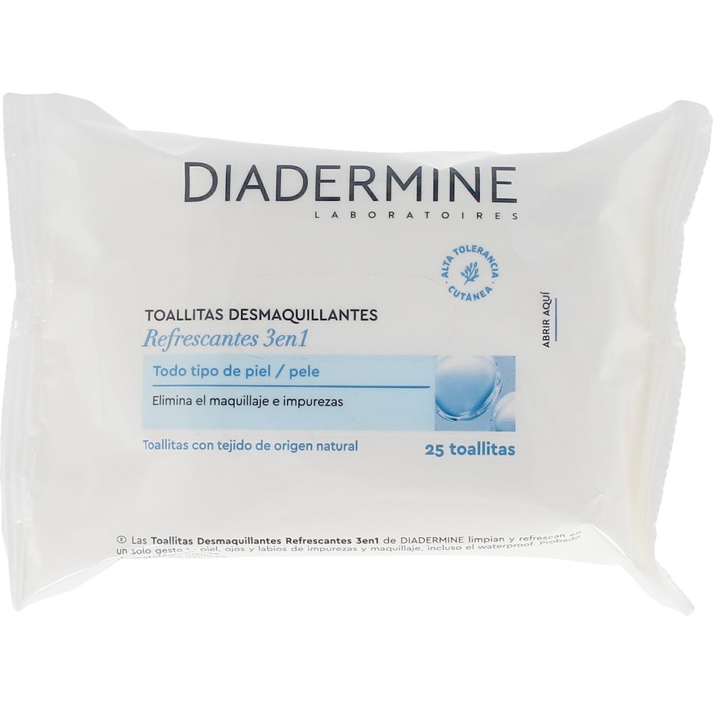 Diadermine Toalhetes Desmaquilhantes Pele Normal e Mista x25