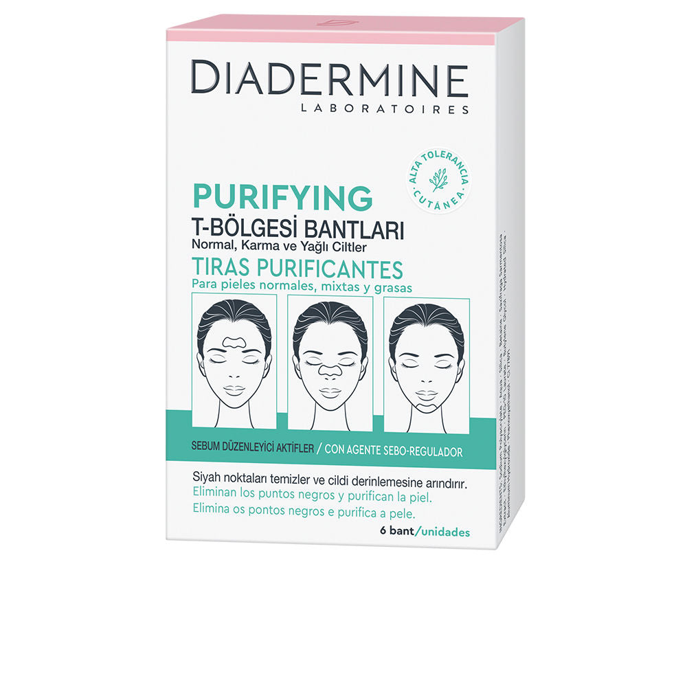 Diadermine Bandas Purificantes Pele Normal-Mista x6