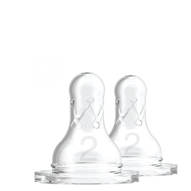 Dr Brown s Tetinas de Silicone Boca Estreita Nível 2 (3M+) 2un.