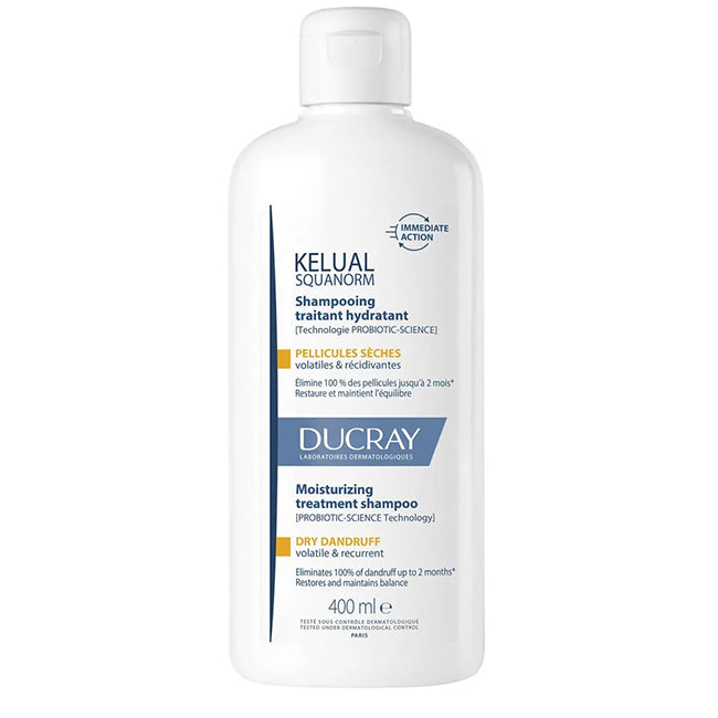 Ducray Kelual Squanorm Shampoo Regulador Caspa Seca 400ml